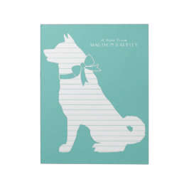 秋田犬の子犬 ノートパッド