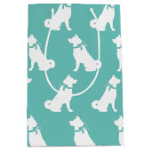 秋田犬の子犬 ミディアムペーパーバッグ (正面)