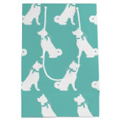 秋田犬の子犬 ミディアムペーパーバッグ (裏面)