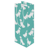 秋田犬の子犬 ワインギフトバッグ (裏面アングル)