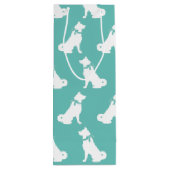 秋田犬の子犬 ワインギフトバッグ (裏面)