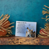 秋田犬の父の詩 フォトプラーク (側面)