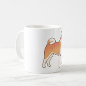 秋田犬の魔法 コーヒーマグカップ (正面左)
