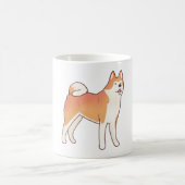 秋田犬の魔法 コーヒーマグカップ (中央)