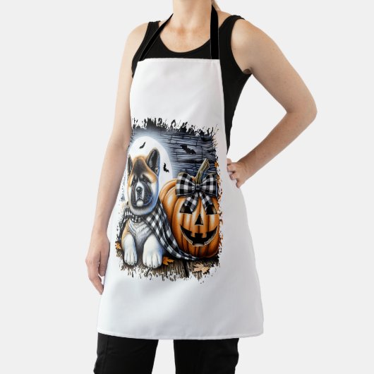 秋田犬ハロウィーン広場 エプロン (インサイチュ)