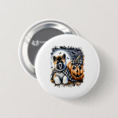 秋田犬ハロウィーン広場 缶バッジ (正面&裏面)