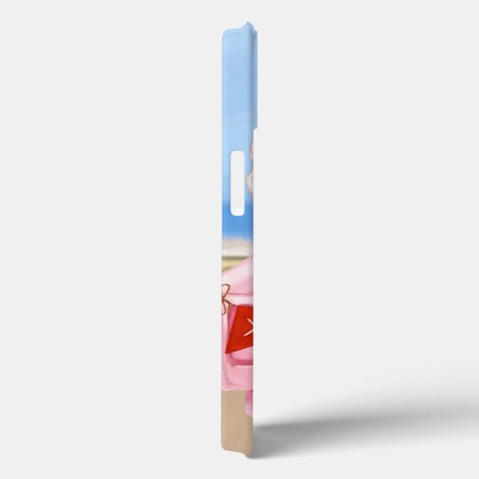 秋田犬バレンタインデートラックハート Case-Mate iPhoneケース (裏面 / 右)