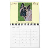 秋田犬ポートレートアート日本アメリカンアート2020 カレンダー (3月 2027)