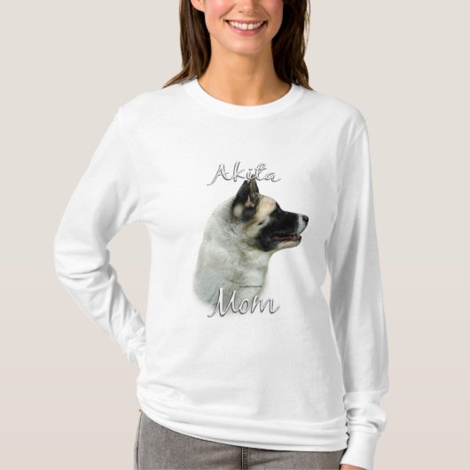 秋田犬ママ2 Tシャツ (正面)
