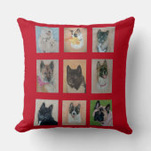 秋田犬写真集 クッション (正面)