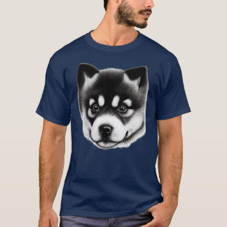 秋田犬子犬 Tシャツ