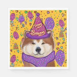 秋田犬 スタンダードランチョンナプキン