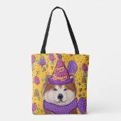 秋田犬 トートバッグ (裏面)