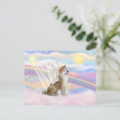 秋田犬 ポストカード (スタンド正面)