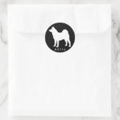 秋田犬 ラウンドシール (バッグ)