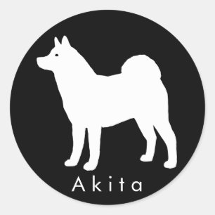 秋田犬 ラウンドシール