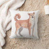 秋田犬 水彩画 アート クッション (ブランケット)