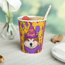 秋田犬 紙コップ