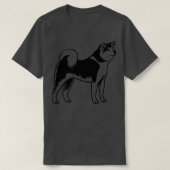 秋田犬 Tシャツ (デザイン正面)