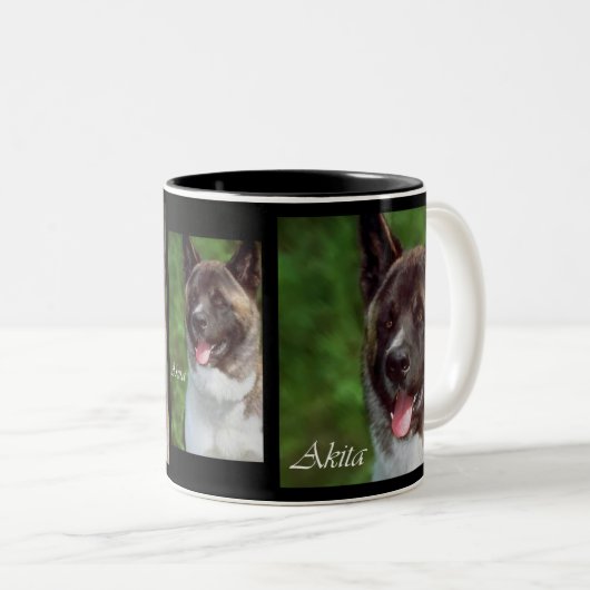 秋田県が愛する人へ贈り物マグカップ ツートーンマグカップ (正面右)