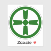 秋田県秋田市のシンボルマーク シール (シート)