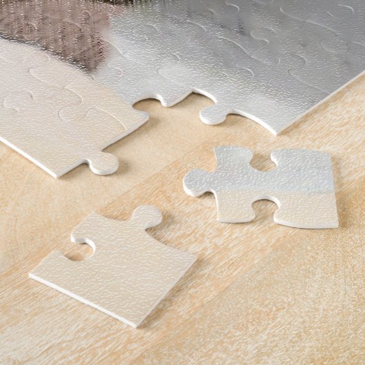 秋田絵画の – かわいいオリジナルドッグアート ジグソーパズル (側面)