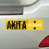 秋田船上に バンパーステッカー (車上)