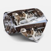 秋田茶色の黒いオーバーレイフル ネクタイ (ロール)