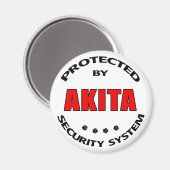 秋田警備システム マグネット (正面/裏面)