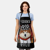 秋田 エプロン (着用した状態)