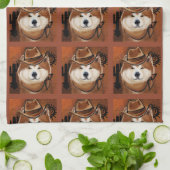 秋田 キッチンタオル (折り畳み)