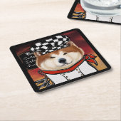 秋田 スクエアペーパーコースター (アングル)