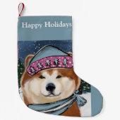 秋田 スモールクリスマスストッキング (正面)