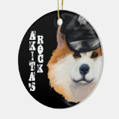 秋田 セラミックオーナメント (左)