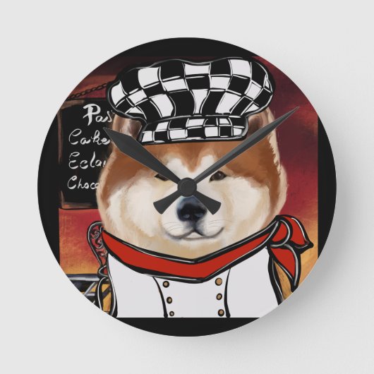 秋田 ラウンド壁時計 (正面)