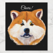 秋田 ワインラベル (シングルラベル)