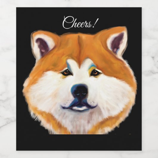 秋田 ワインラベル (シングルラベル)