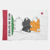 秋田Inu共和国 キッチンタオル (横)