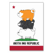 秋田Inu共和国 テーブルナンバー (裏面)