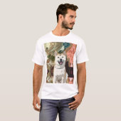 秋田Inu犬 Tシャツ (正面フル)