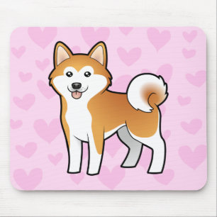 秋田Inu/柴犬愛 マウスパッド