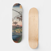 秋社紅葉ヴィンテージ浮世絵 スケートボード (正面)