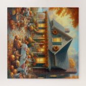 秋祝のチャーム ジグソーパズル (横)