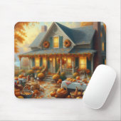 秋祝のチャーム マウスパッド (マウス)