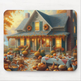 秋祝のチャーム マウスパッド