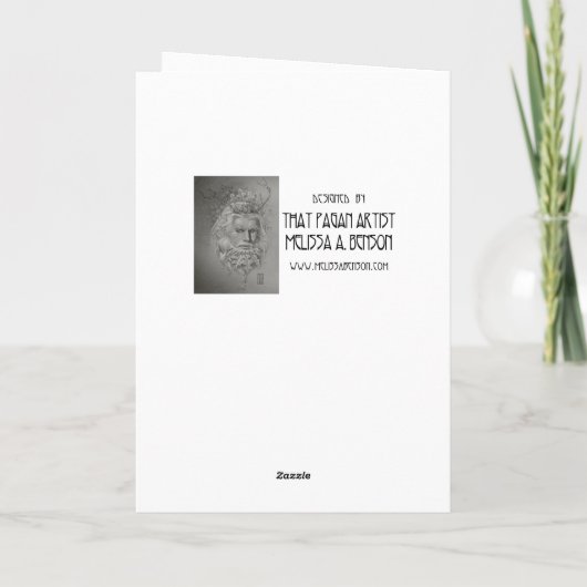 秋祝 カード (裏面)