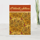 秋祝 カード (正面)