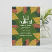 秋祭りイベントスタンプリーフ 招待状 (スタンド正面)