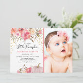 秋私たちのリトルカボチャ1st誕生日パーティー 招待状 (スタンド正面)