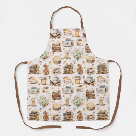 秋秋お気に入りののエッセンシャルテイスト エプロン (正面)